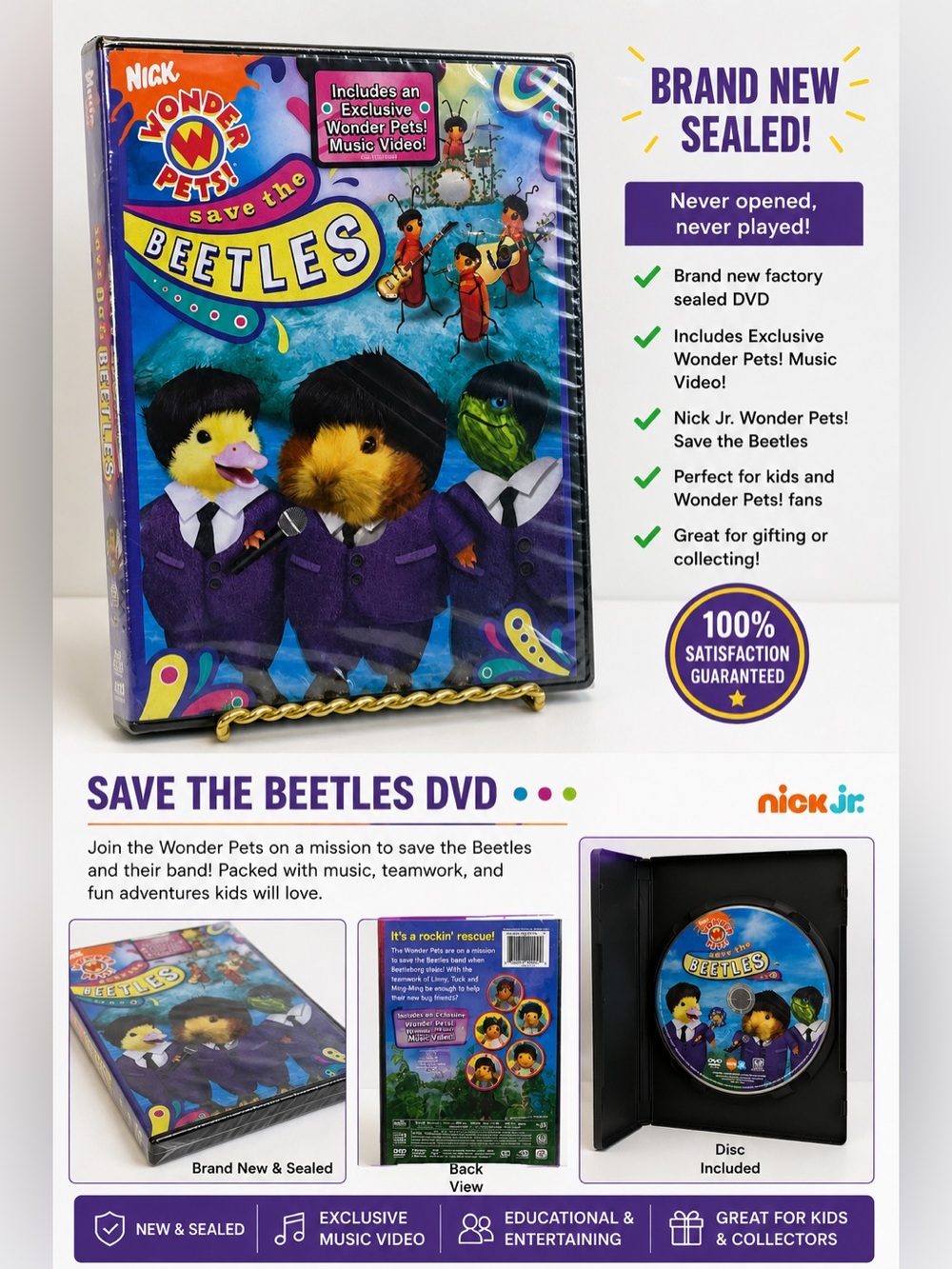 Save the Beetles DVD BRAND NEW
